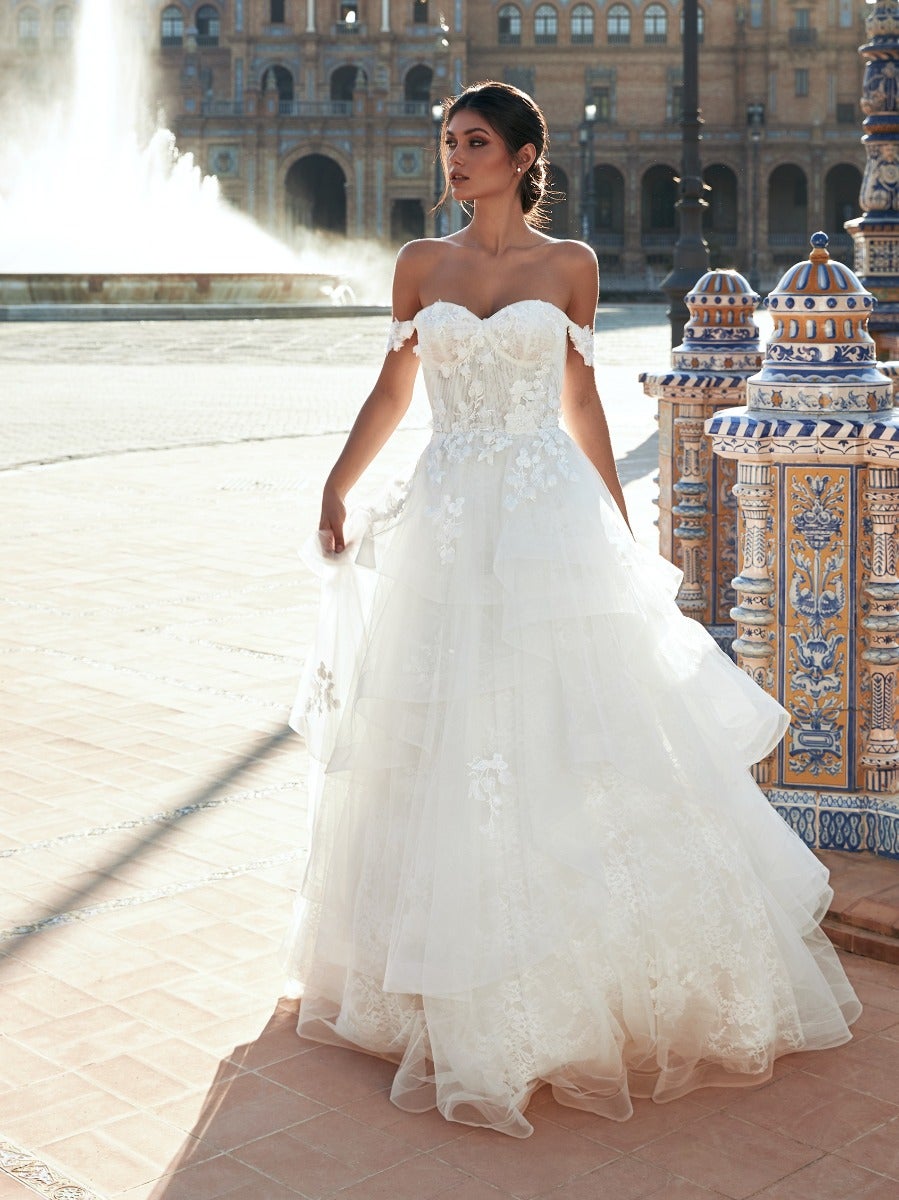 CARRASCO | A-line wedding dress | Marchesa x Pronovias