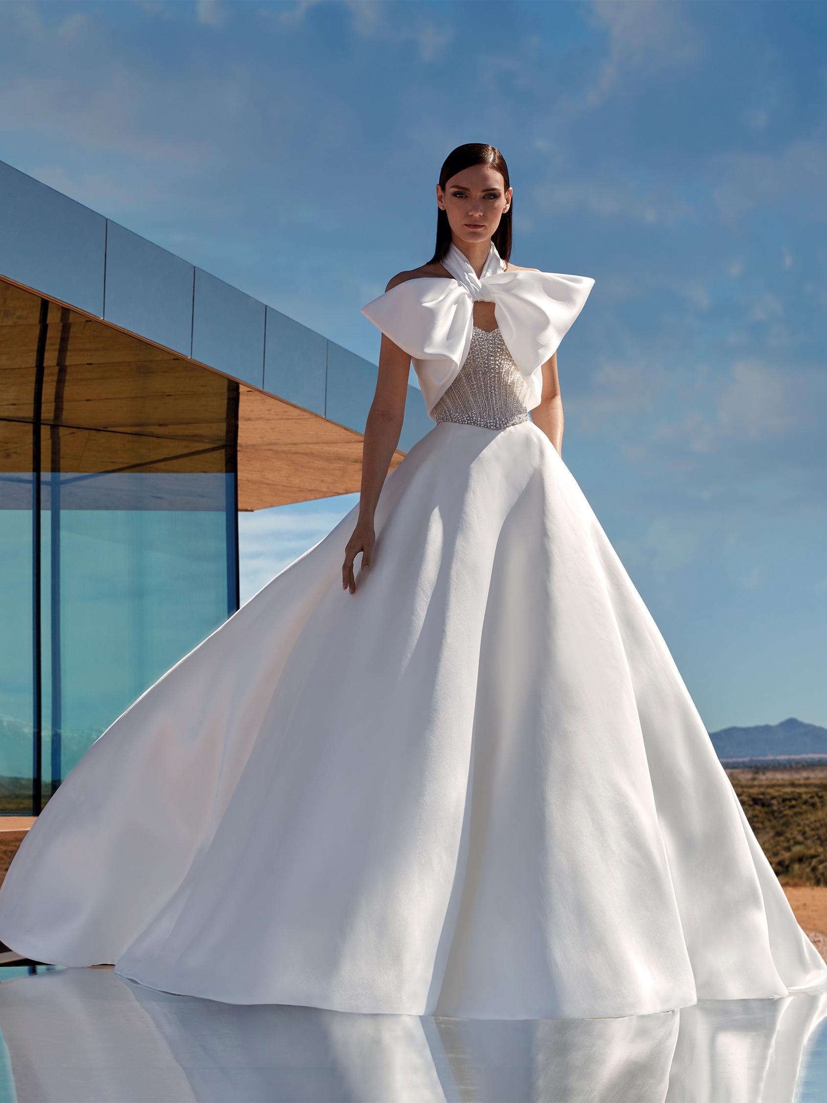 Maruta Princess/Ball Gown make to order wedding dress Milk |  Devotiondresses.com