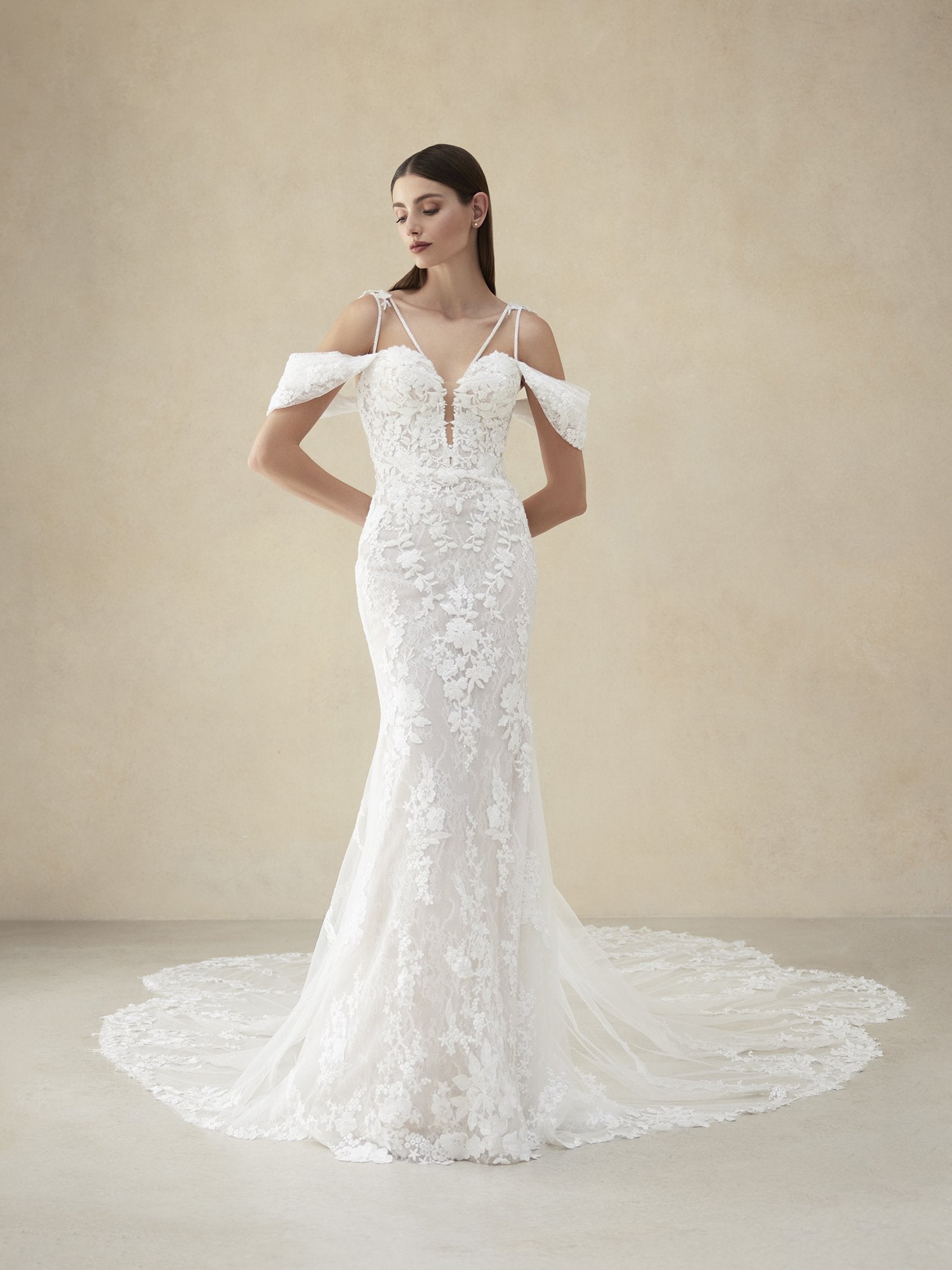 Vestido de noiva hotsell estilo sereia simples