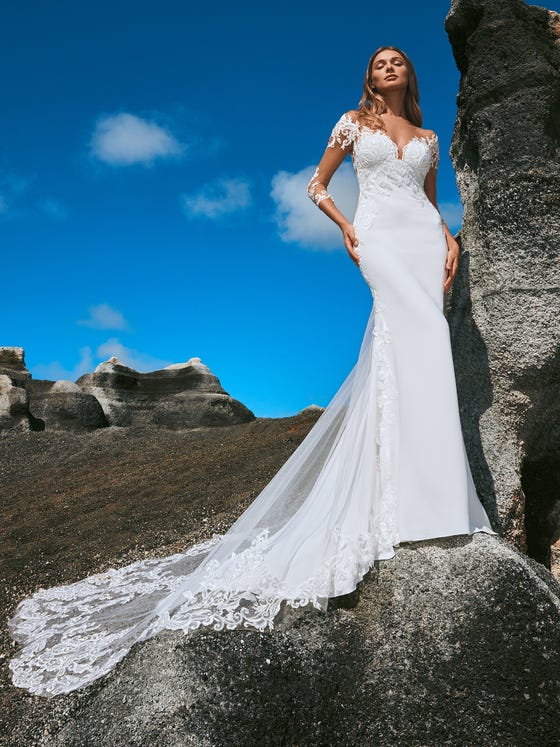 front mermaid wedding dress thor