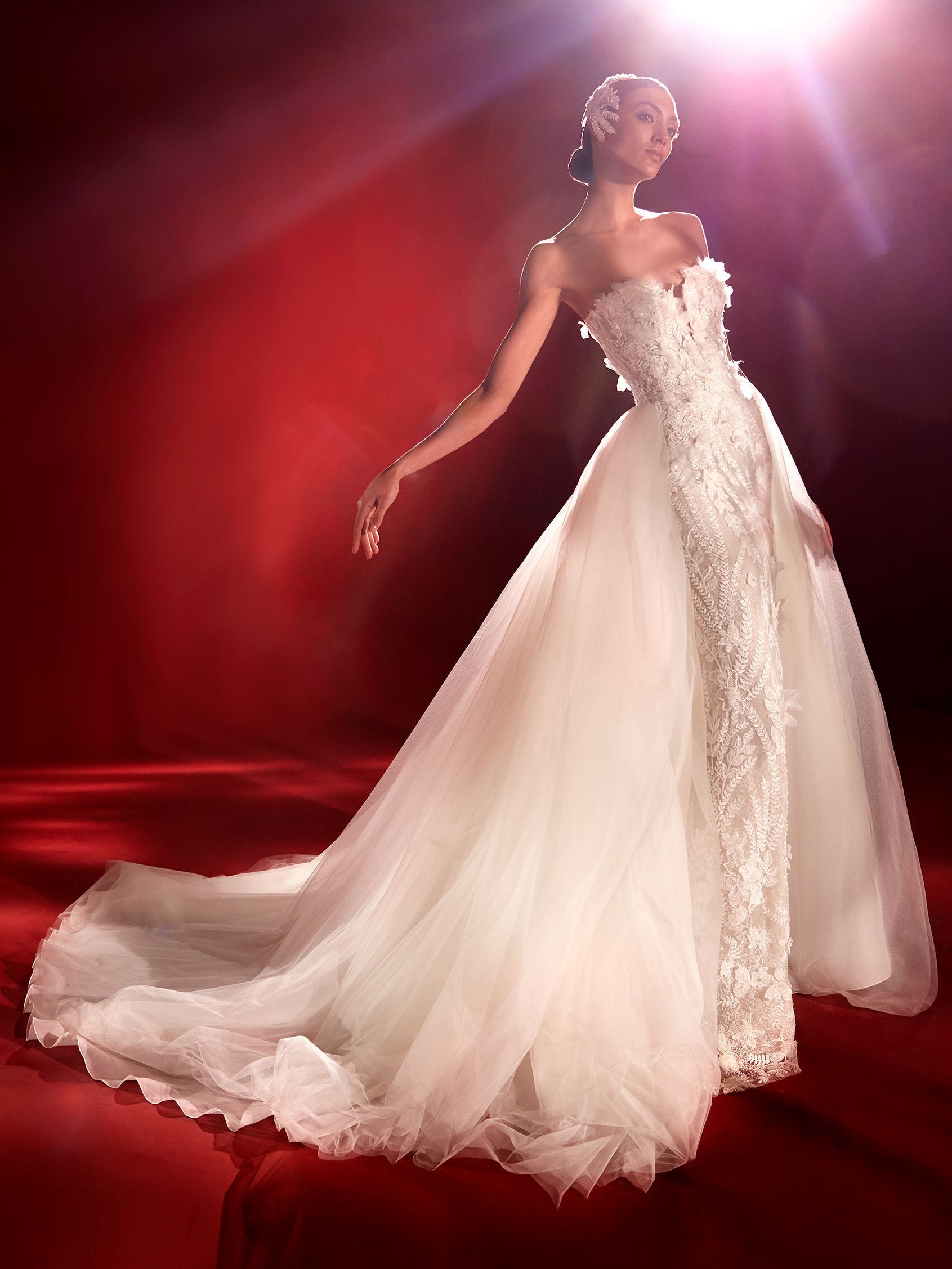 DELPHINE Wedding Dress by Pronovias Princess-cut wedding dress | Amazing  Designer Wedding Dress