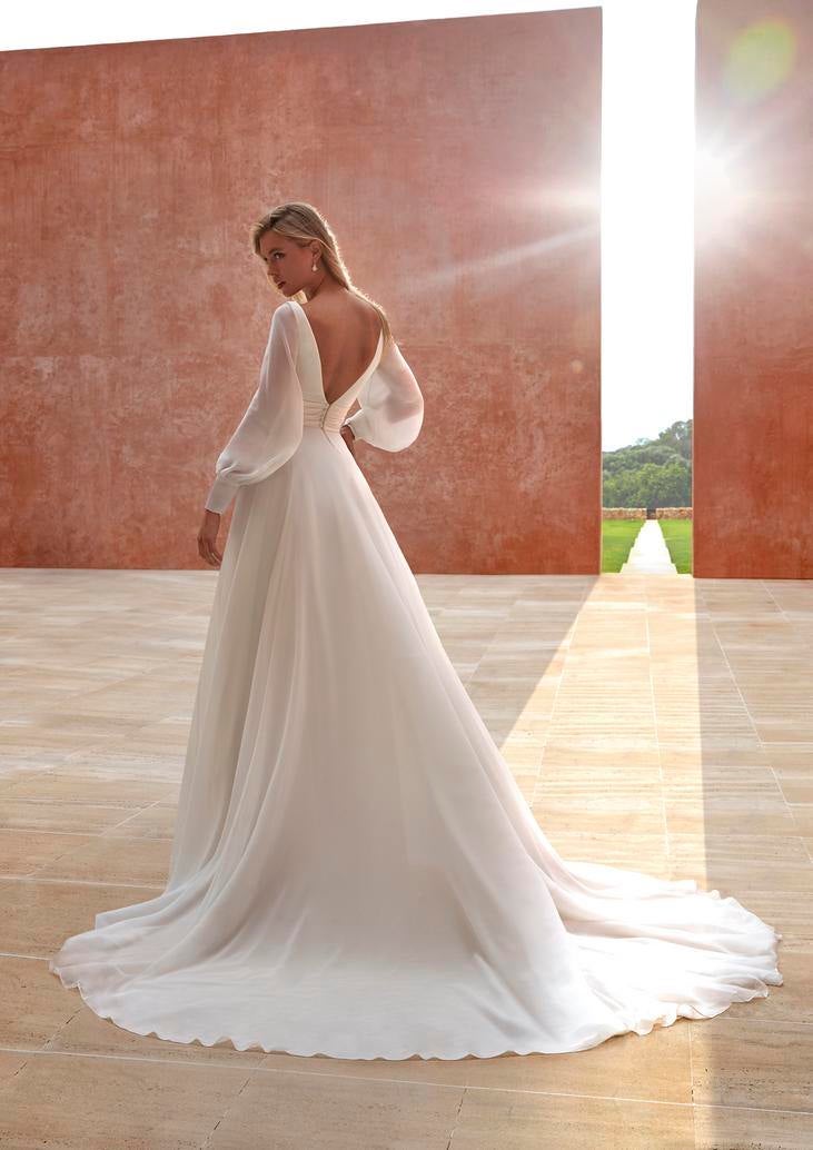 Robe de mariée manches bouffantes best sale