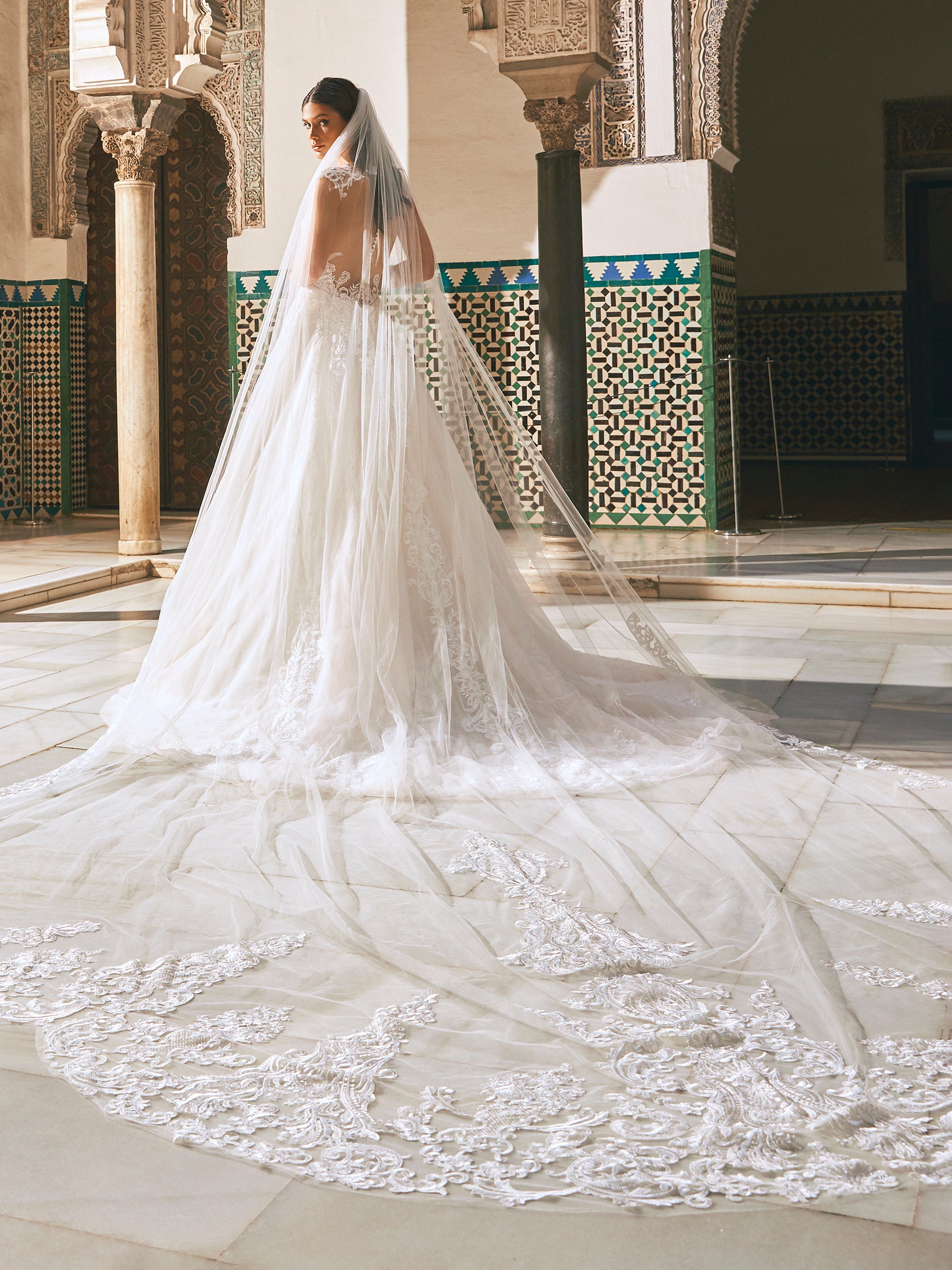 Velo sposa pizzo francese sale